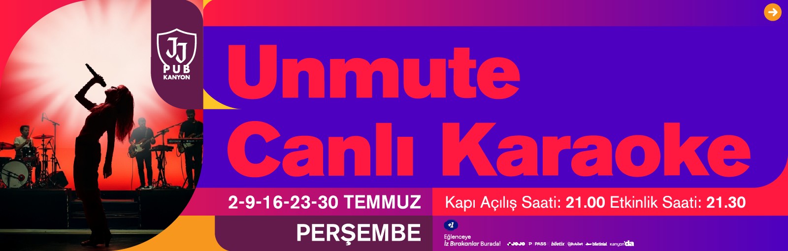 Unmute Live Karaoke – Every Thursday at JJ Pub Kanyon