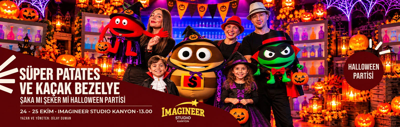 Süper Patates ve Kaçak Bezelye - Şaka mı Şeker mi? Halloween Party