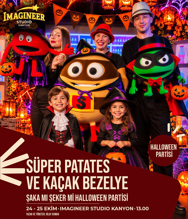 Süper Patates ve Kaçak Bezelye - Şaka mı Şeker mi? Halloween Party