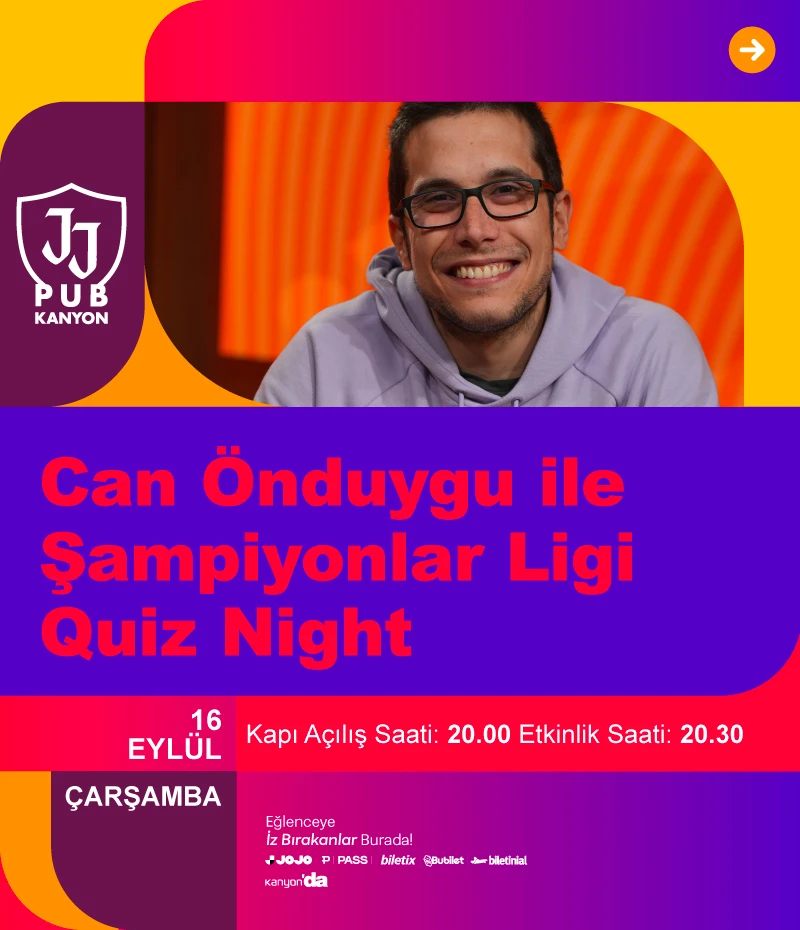 Can Öndoğdu ile Şampiyonlar Ligi Quiz Night