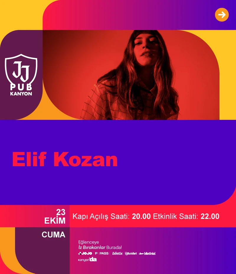 Elif Kozan JJ Pub Kanyon sahnesinde!